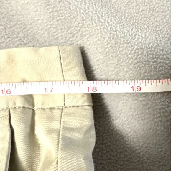 J.Crew Womens Chino Pants 12R Classic Twill City Fit Beige Straight Leg Preppy - Picture 4 of 6